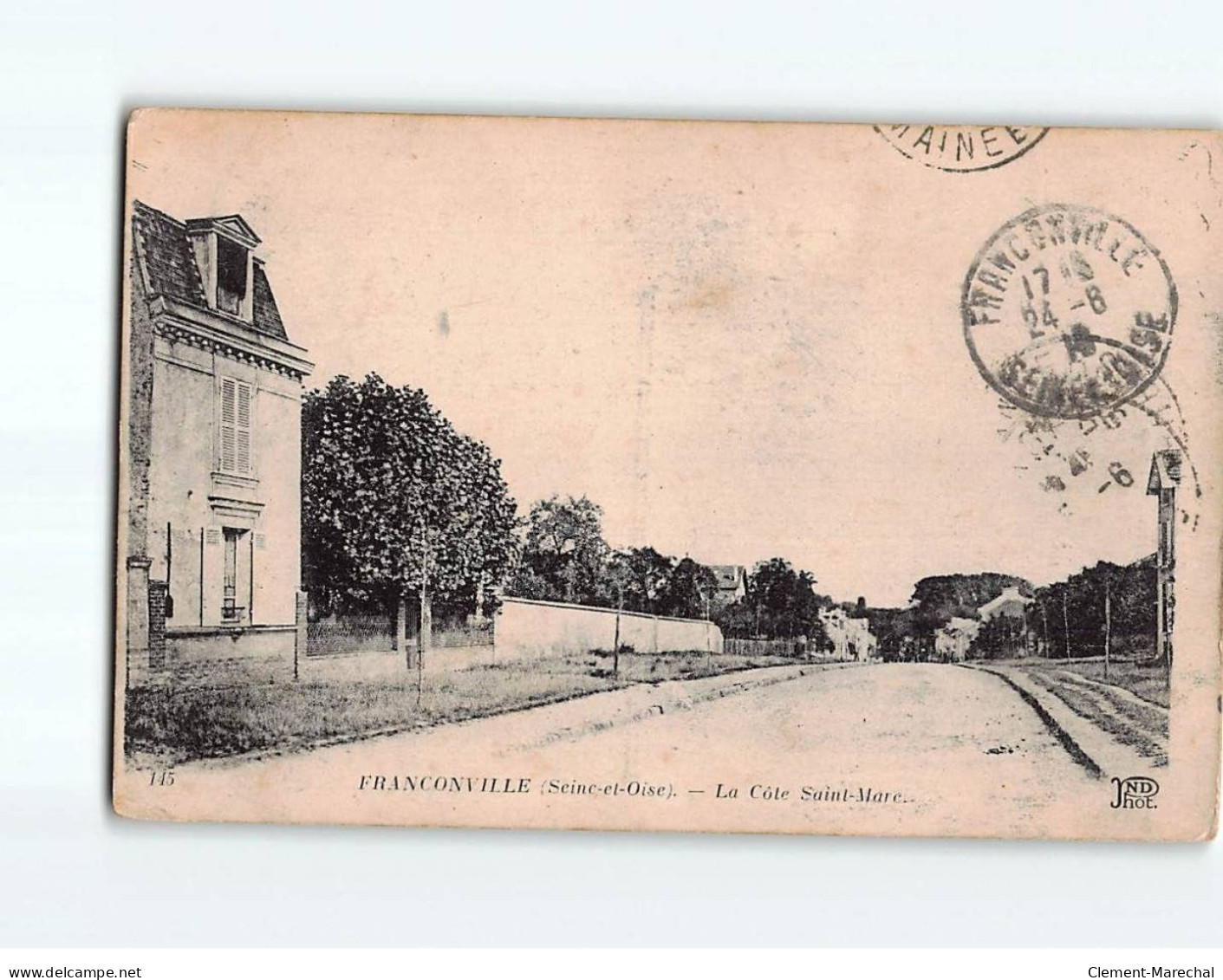 FRANCONVILLE : La Côte Saint-Marc - état - Franconville