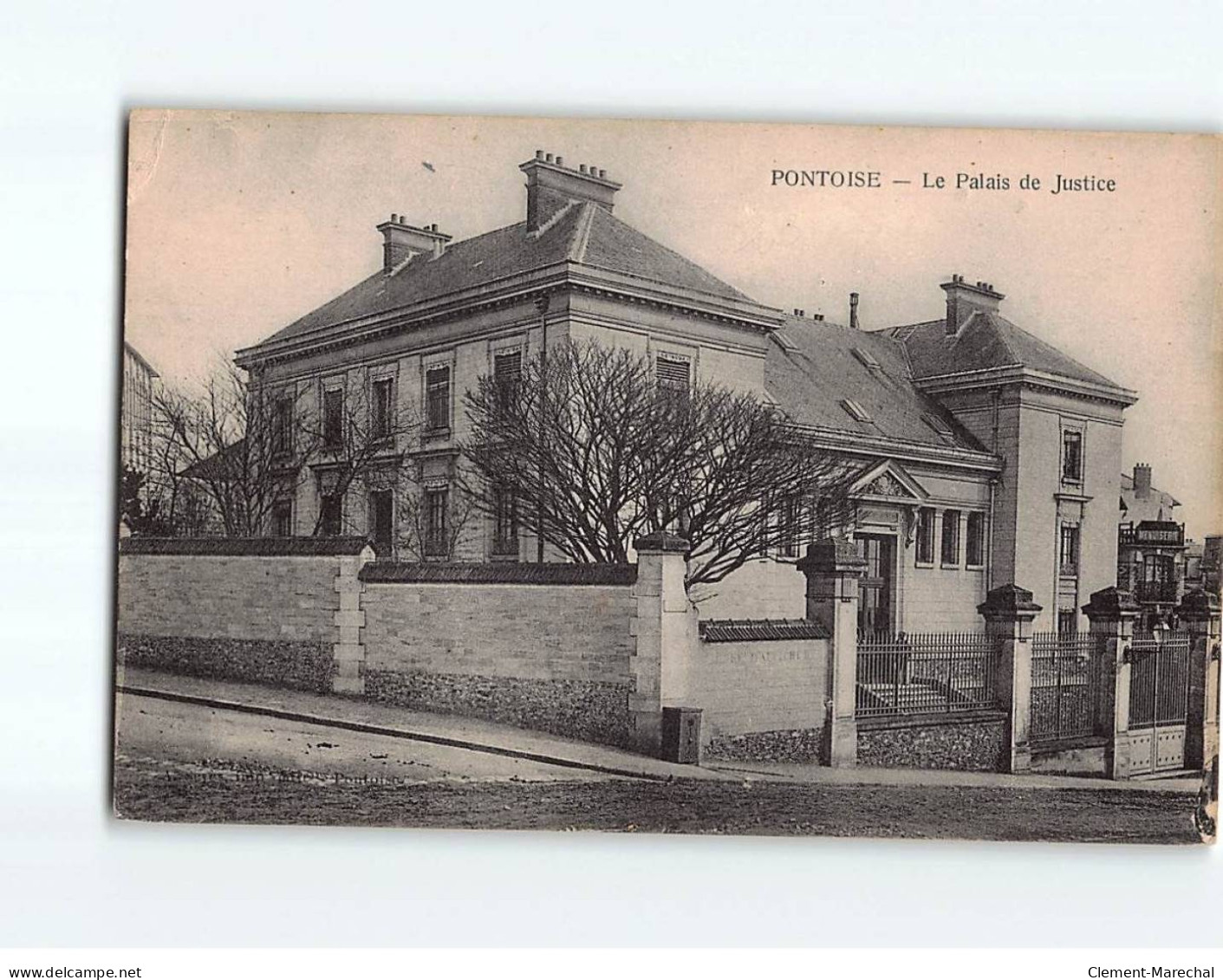 PONTOISE : Le Palais De Justice - état - Pontoise