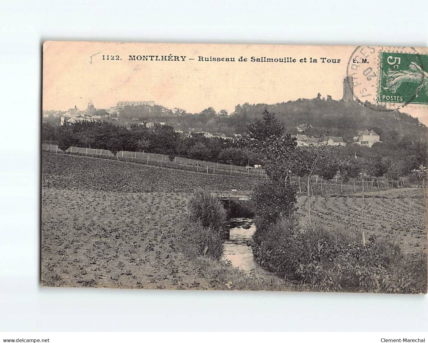 MONTLHERY : Ruisseau De Sailmouille Et La Tour - Très Bon état - Montlhery