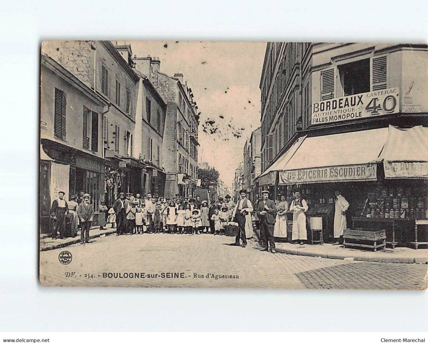 BOULOGNE SUR SEINE : Rue D'Aquesseau - état - Boulogne Billancourt