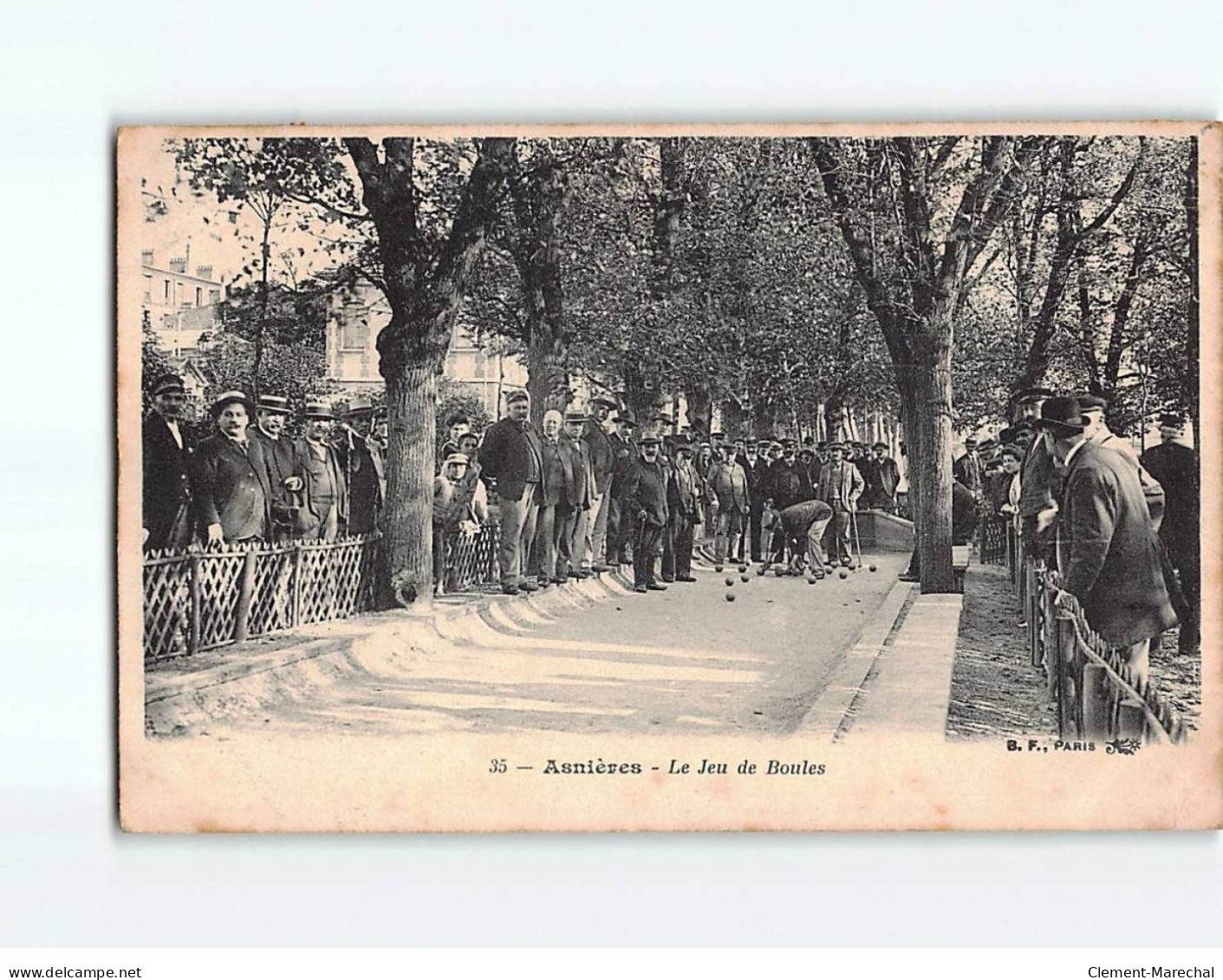 ASNIERES : Le Jeu De Boules - état - Asnieres Sur Seine