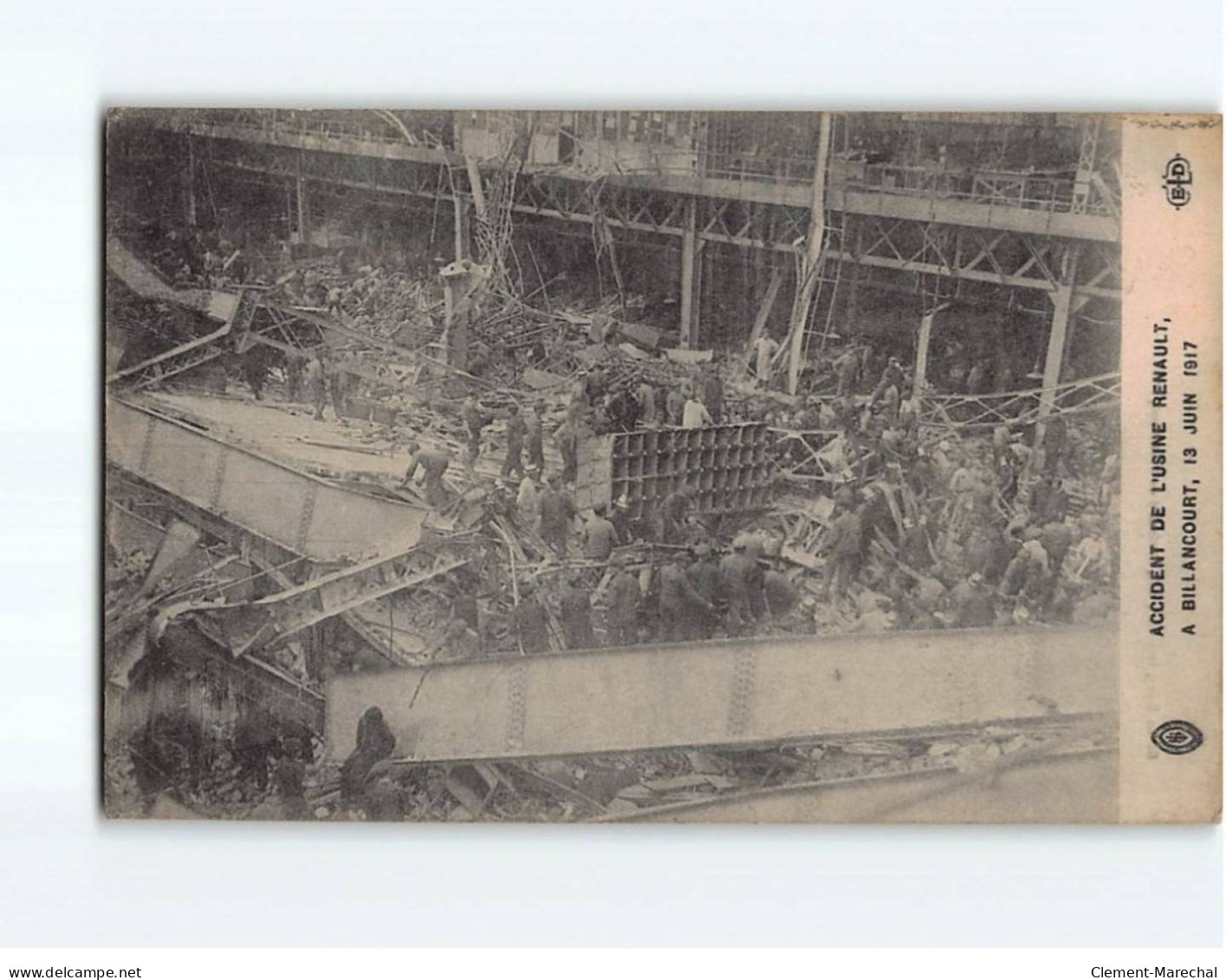 BOULOGNE BILLANCOURT : Accident De L'Usine Renault, 13 Juin 1917 - état - Boulogne Billancourt