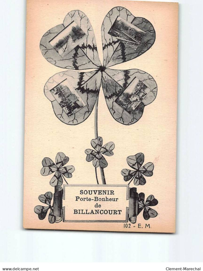 BOULOGNE BILLANCOURT : Carte Souvenir - Très Bon état - Boulogne Billancourt