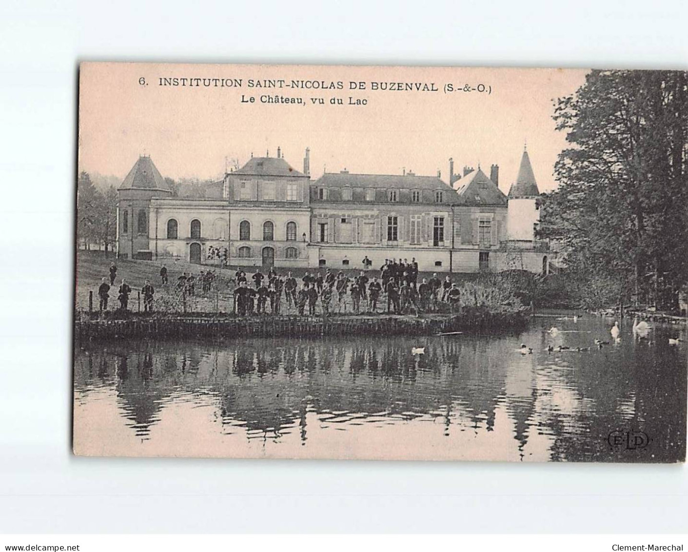 Institution Saint-Nicolas De Buzenval, Le Château, Vu Du Lac - état - Sonstige & Ohne Zuordnung