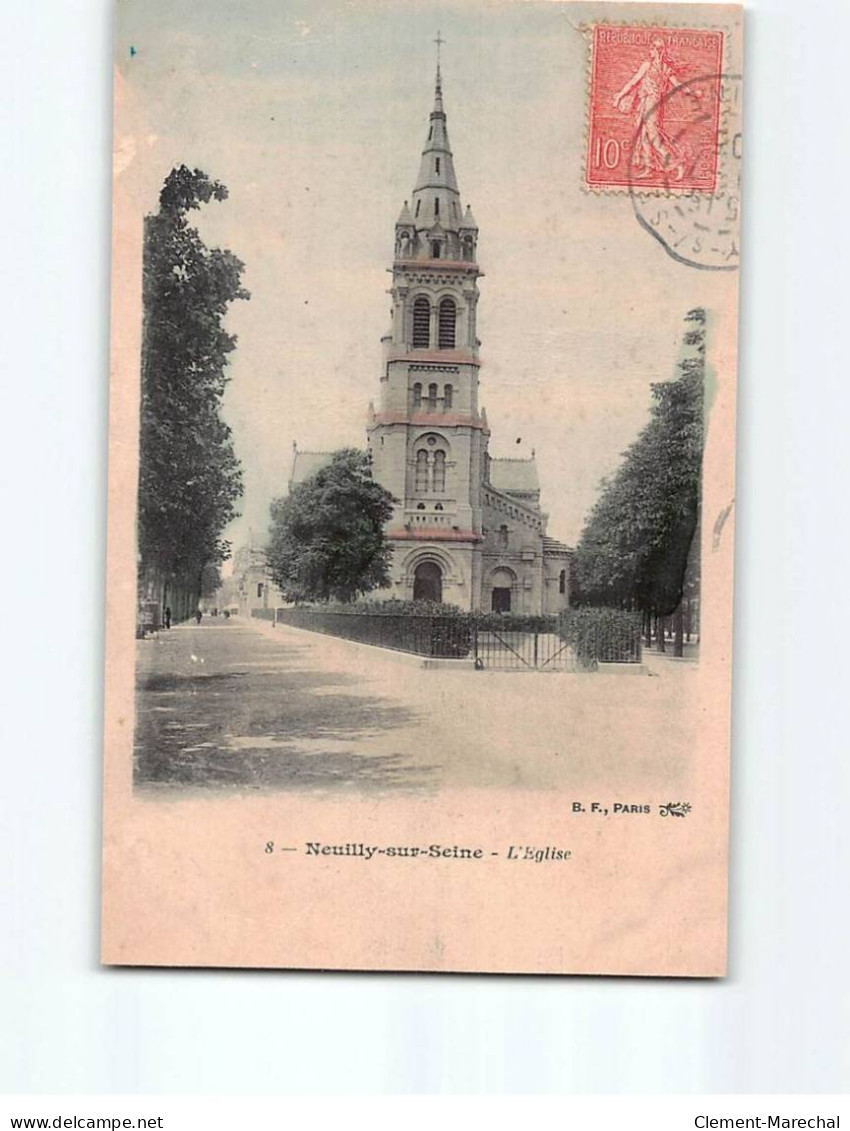 NEUILLY SUR SEINE : L'Eglise - Très Bon état - Neuilly Sur Seine