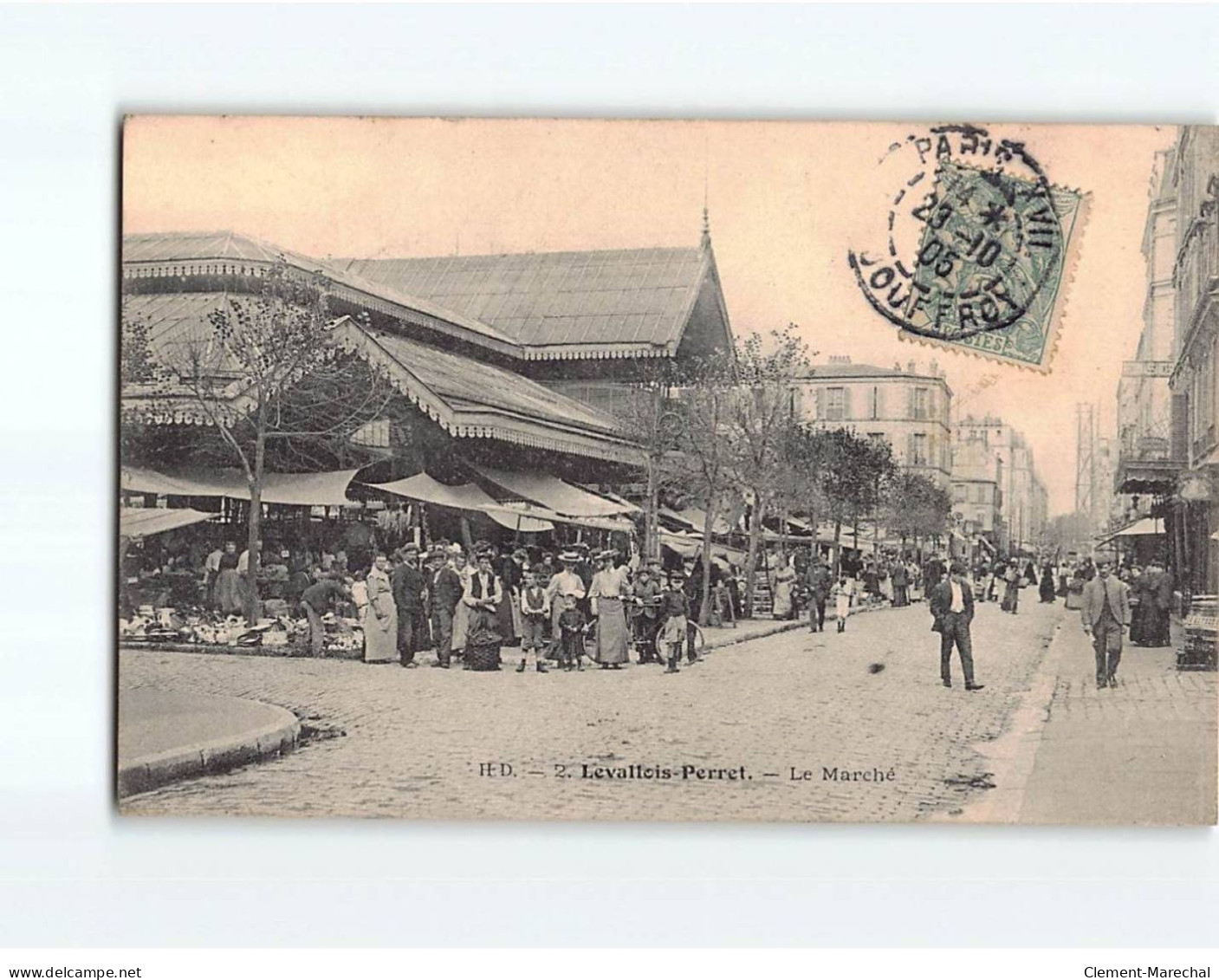 LEVALLOIS PERRET : Le Marché - état - Levallois Perret