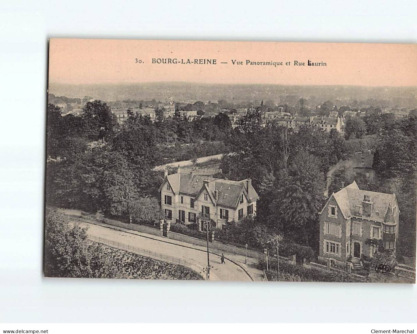 BOURG LA REINE : Vue Panoramique Et Rue Saurin - Très Bon état - Bourg La Reine