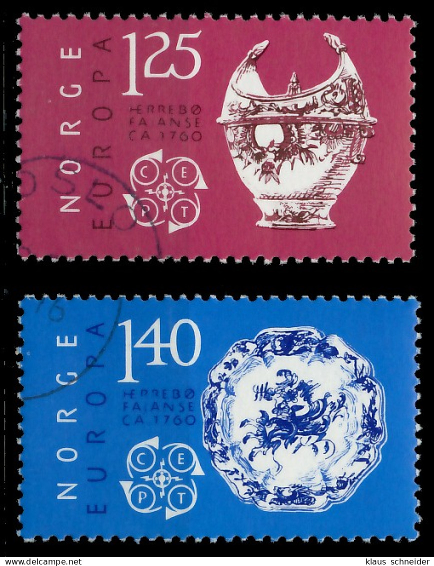 NORWEGEN 1976 Nr 724-725 Gestempelt X04575E - Usados