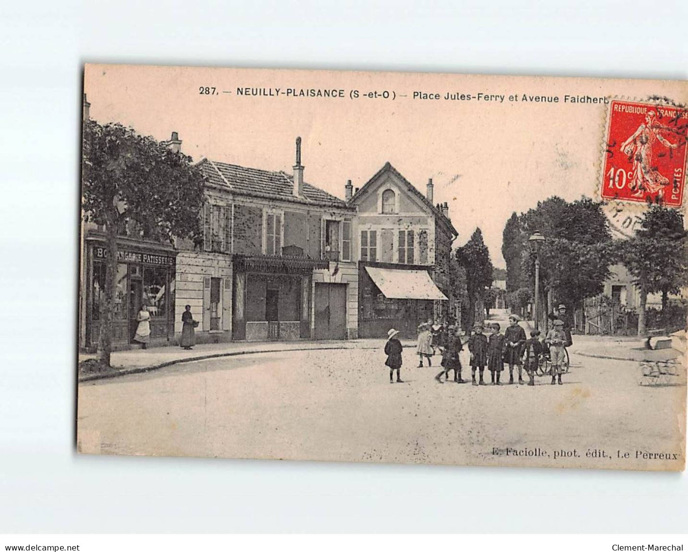 NEUILLY PLAISANCE : Place Jules-Ferry Et Avenue Faidherbe - Très Bon état - Neuilly Plaisance