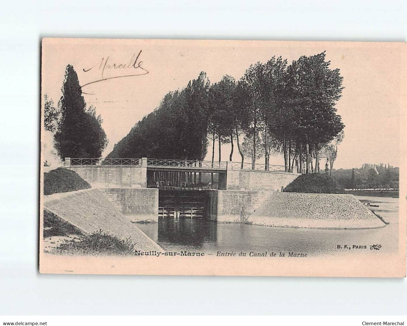 NEUILLY SUR MARNE : Entrée Du Canal De La Marne - Très Bon état - Neuilly Sur Marne