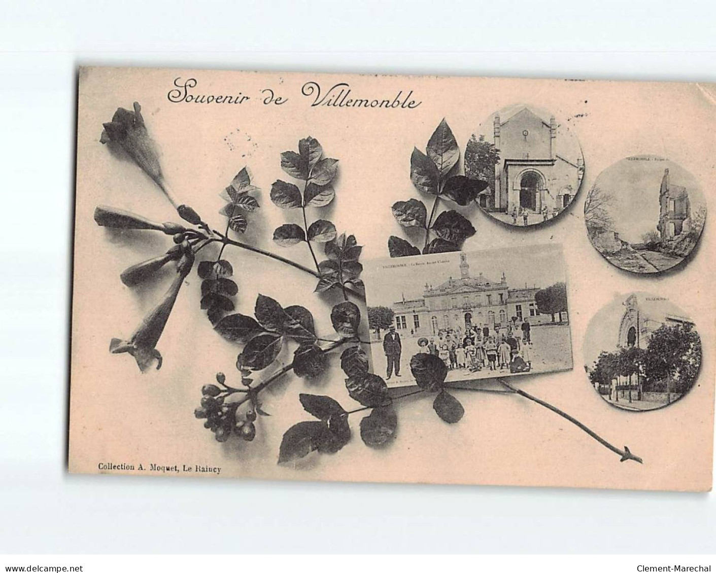 VILLEMONBLE : Carte Souvenir - état - Villemomble