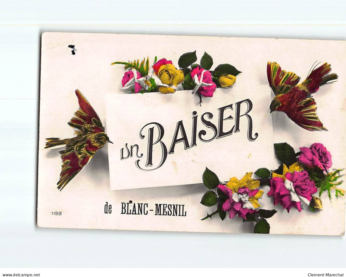 BLANC MESNIL : Carte Souvenir - état - Other & Unclassified