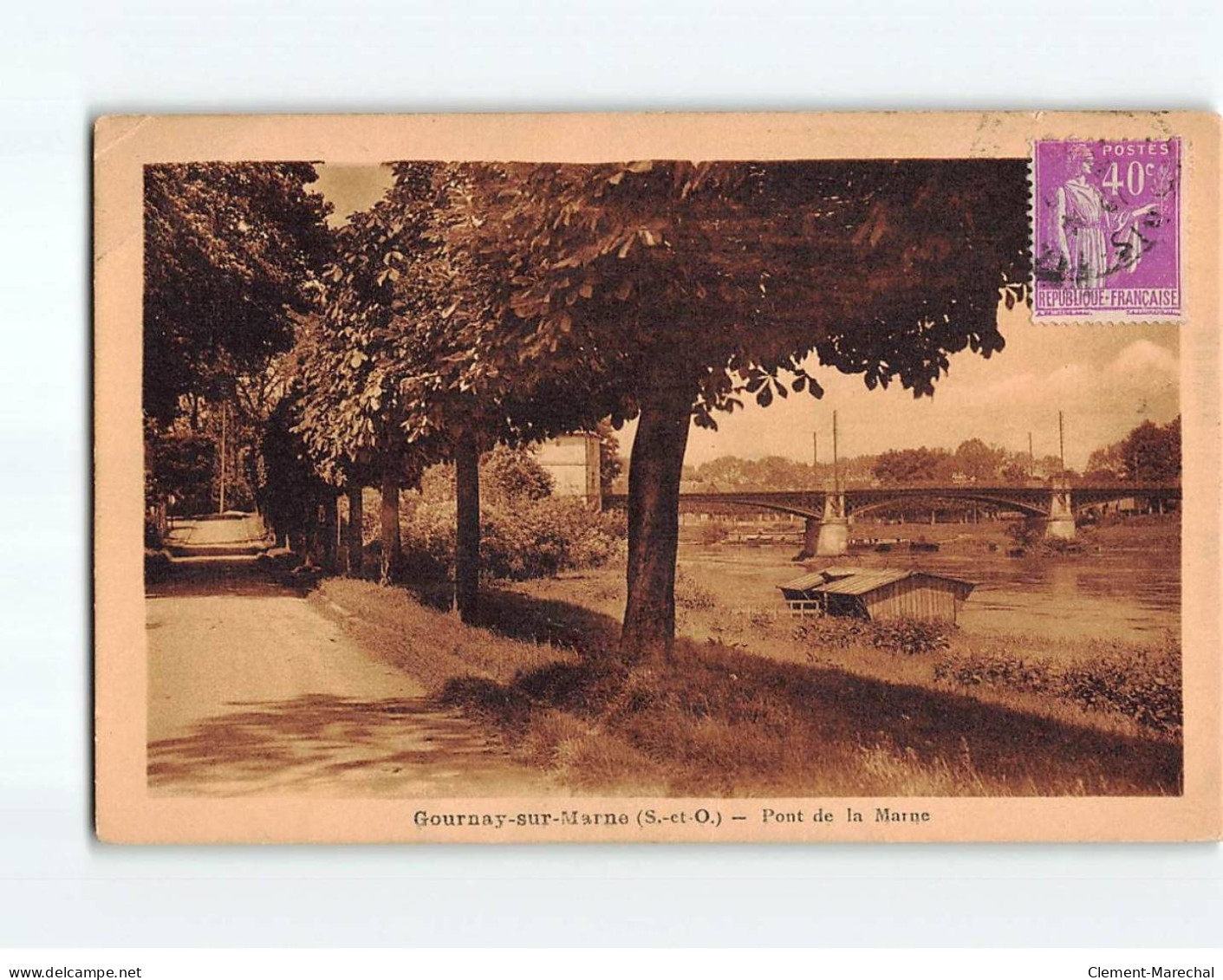 GOURNAY SUR MARNE : Pont De La Marne - état - Gournay Sur Marne