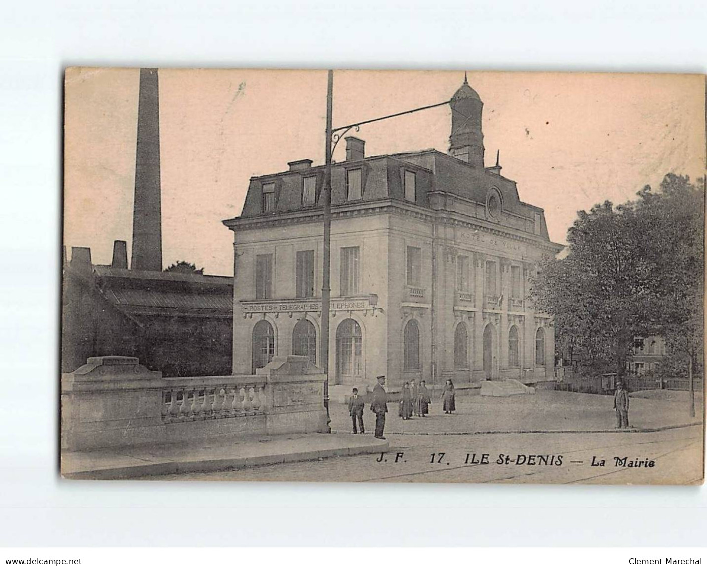 L'ILE SAINT DENIS : La Mairie - état - L'Ile Saint Denis