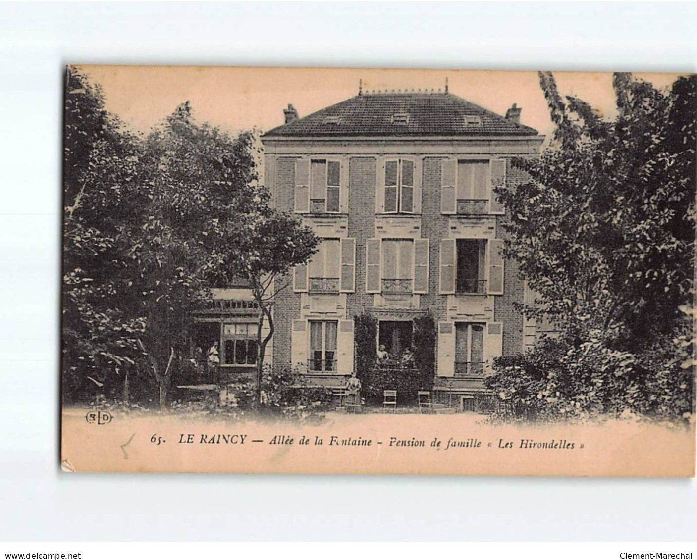 LE RAINCY : Allée De L Fontaine, Pension De Famille " Les Hirondelles" - état - Le Raincy