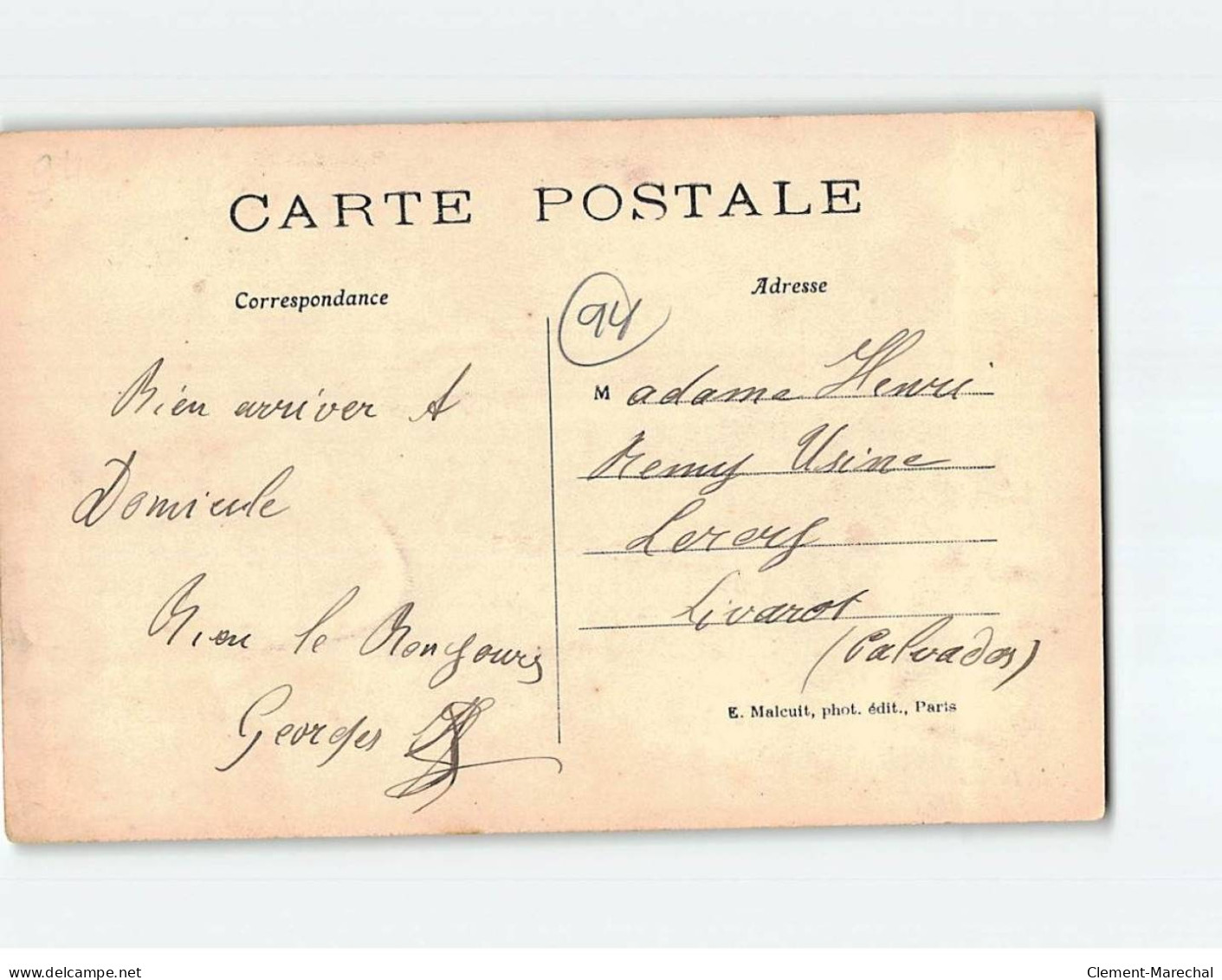 NOGENT SUR MARNE : Carte Souvenir - état ( Partiellement Décollée ) - Nogent Sur Marne