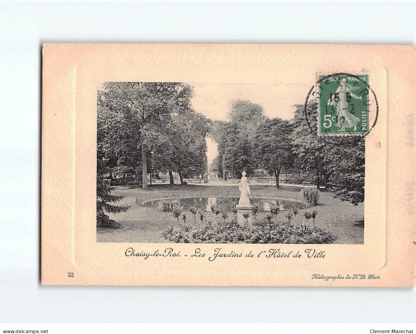 CHOISY LE ROI : Jardins De L'Hôtel De Ville - état - Choisy Le Roi