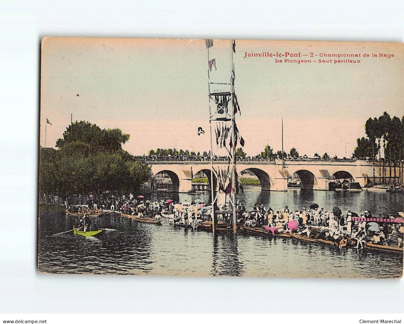 JOINVILLE LE PONT : Championnat De La Nage, Le Plongeon, Saut Périlleux - état - Joinville Le Pont