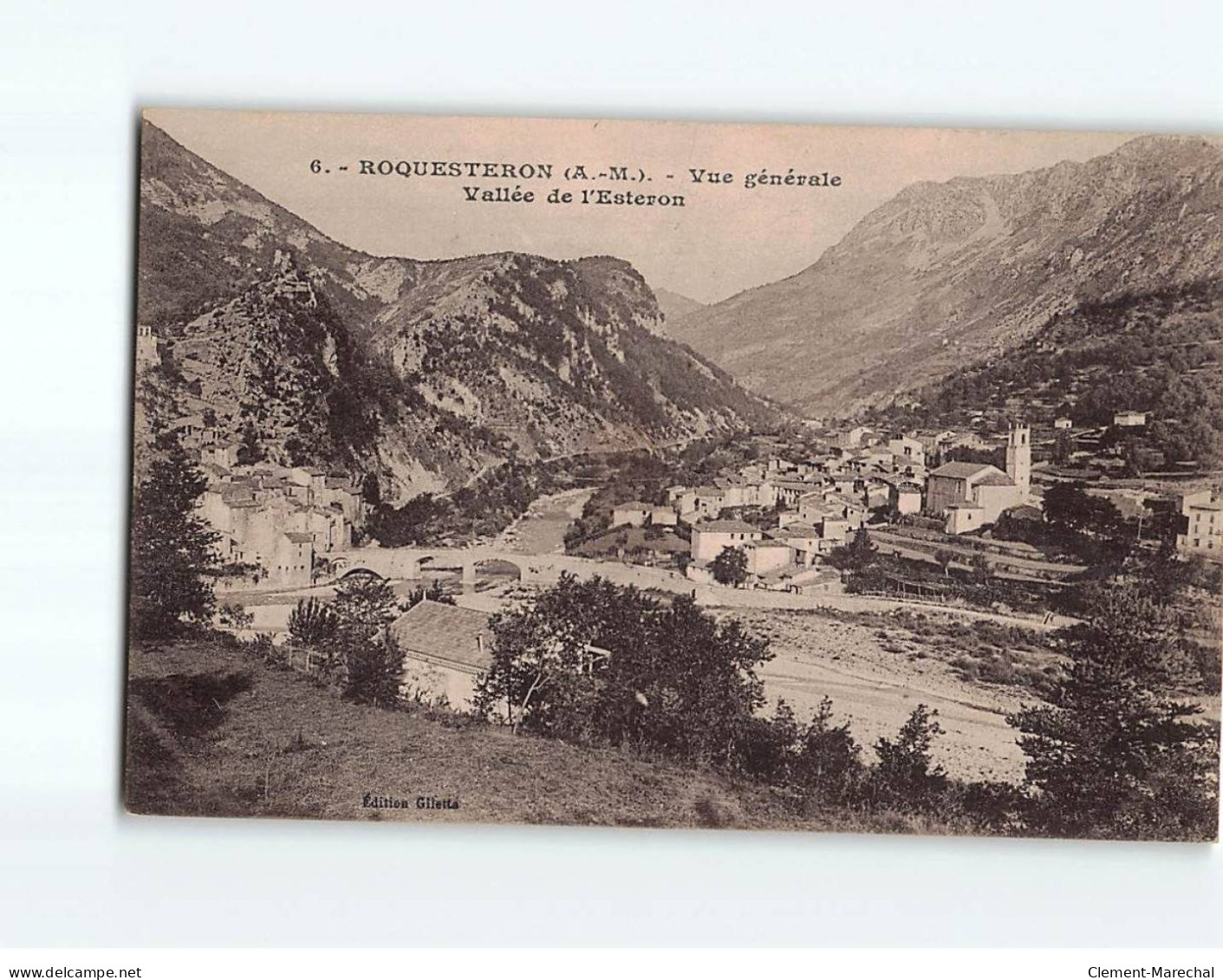 ROQUESTERON : Vue Générale, Vallée De L'Esteron - Très Bon état - Other & Unclassified