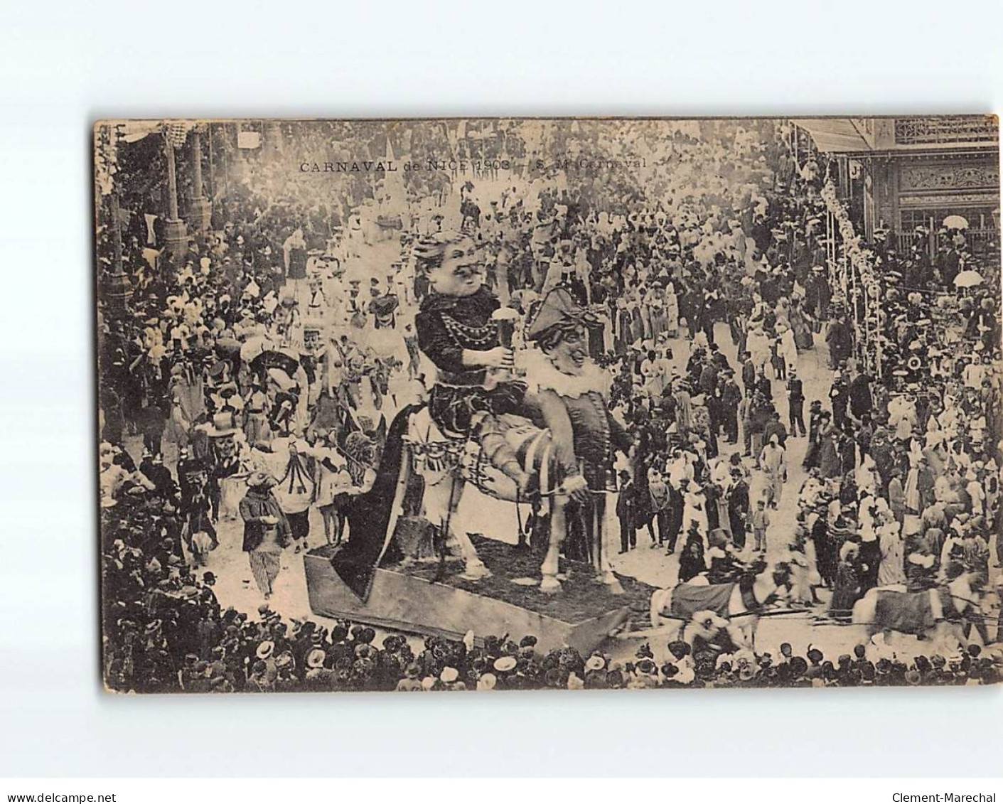 NICE : Le Carnaval 1903, S.M. Carnaval - Très Bon état - Carnaval