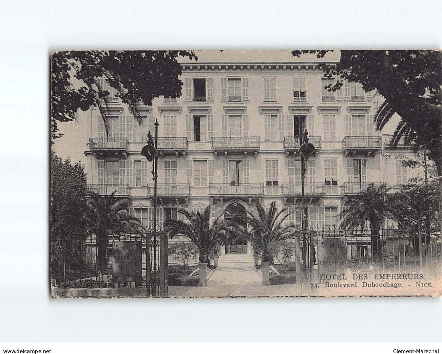 NICE : Hôtel Des Empereurs - état - Cafés, Hoteles, Restaurantes