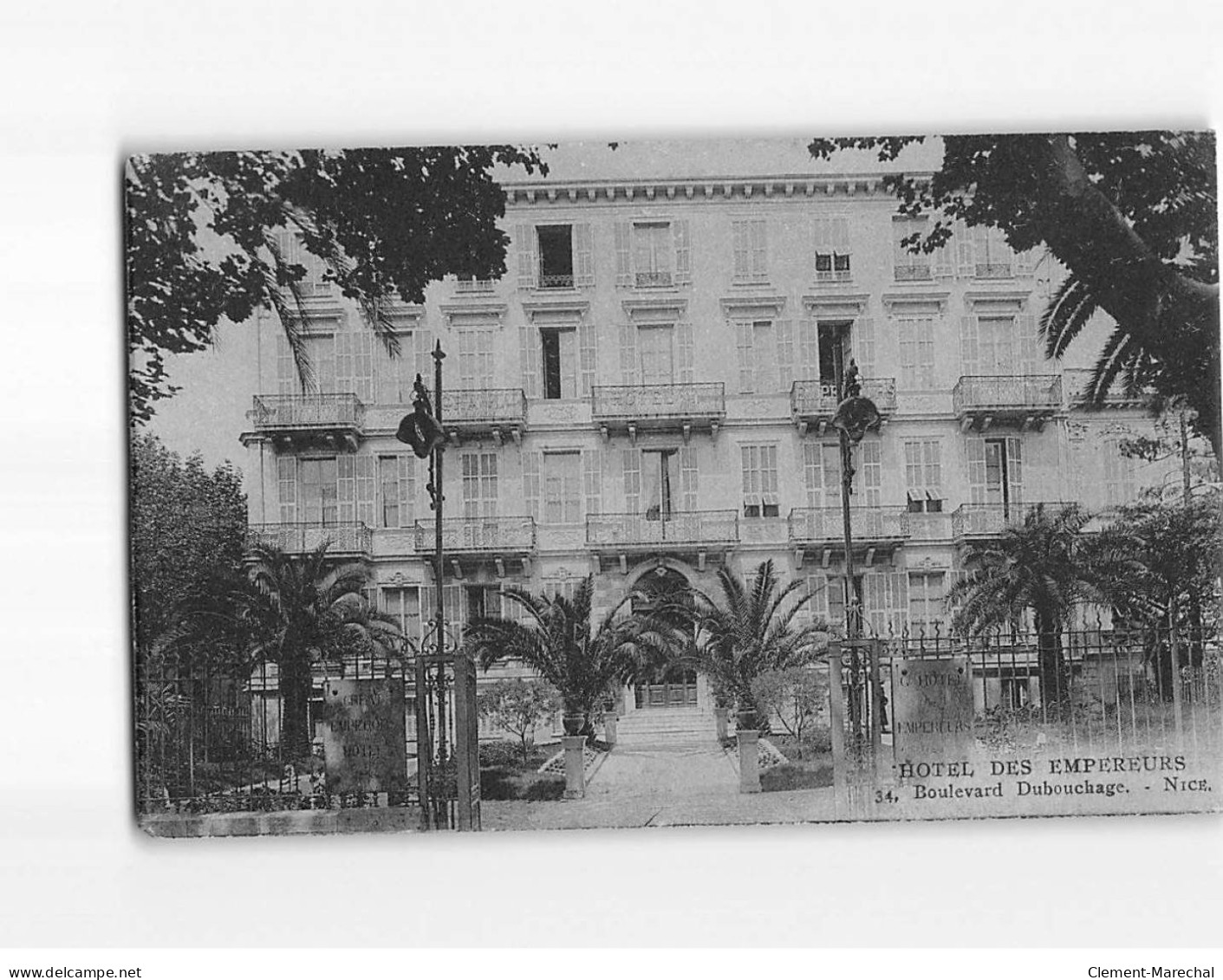 NICE : Hôtel Des Empereurs - état - Cafés, Hotels, Restaurants