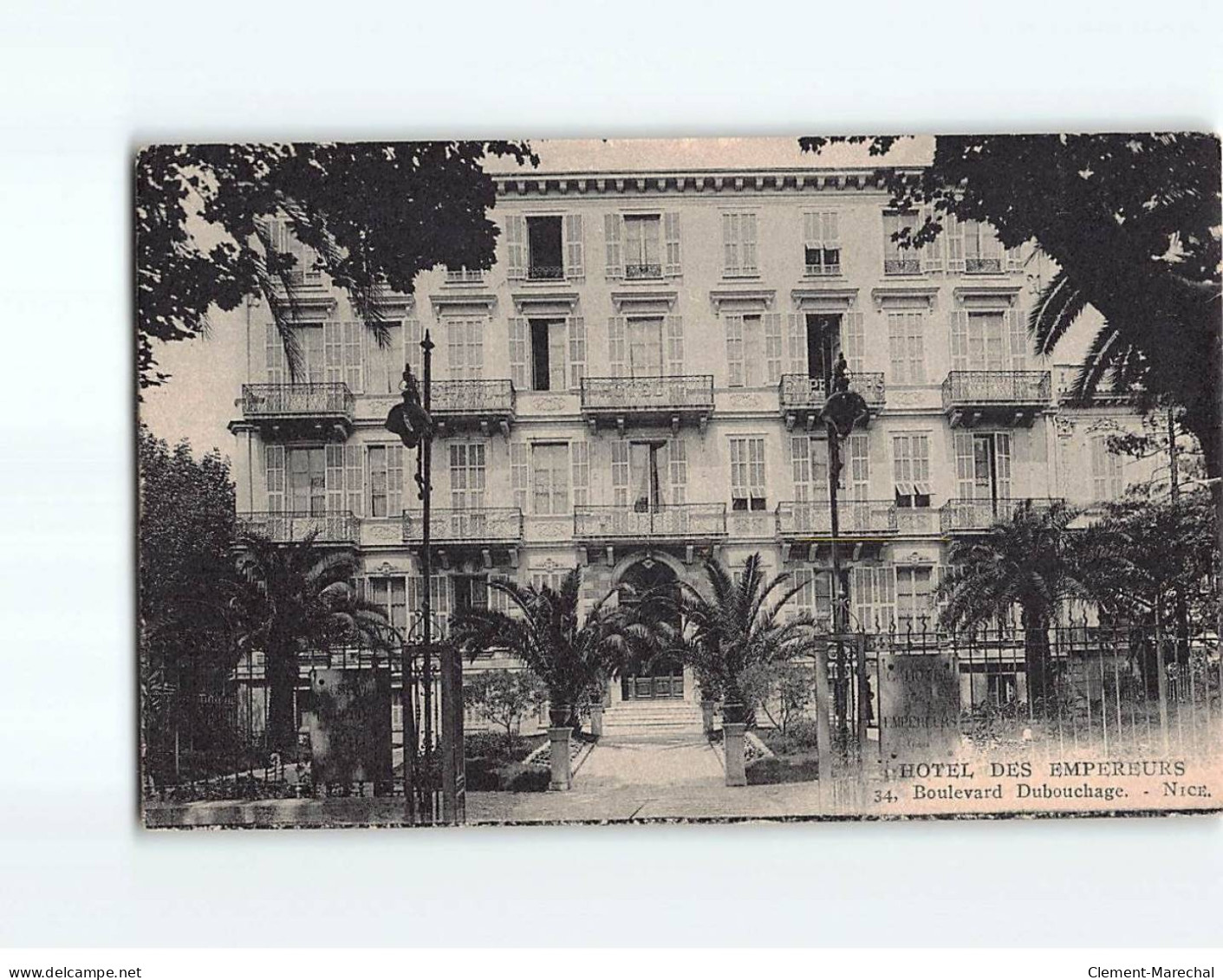 NICE : Hôtel Des Empereurs - état - Cafés, Hoteles, Restaurantes