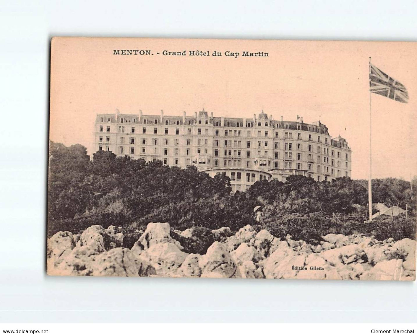 MENTON : Grand Hôtel Du Cap Martin - état - Menton