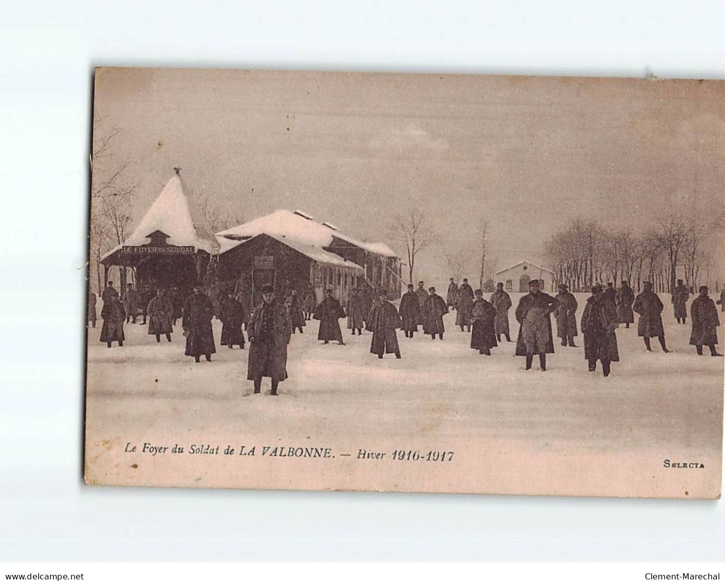 Le Foyer Du Soldat De LA VALBONNE : Hiver 1916-17 - état - Ohne Zuordnung