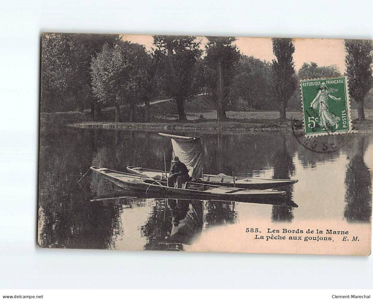 Les Bords De La Marne, La Pêche Aux Goujons - état - Sonstige & Ohne Zuordnung