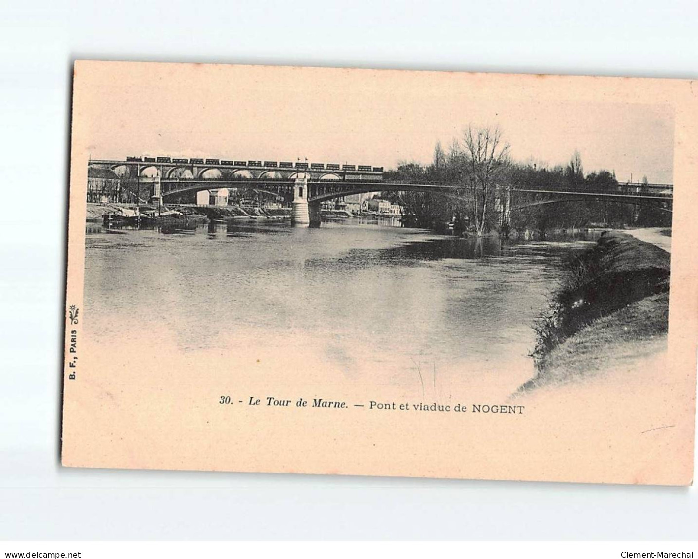 Le Tour De Marne, Pont Et Viaduc De NOGENT - Très Bon état - Nogent Sur Marne