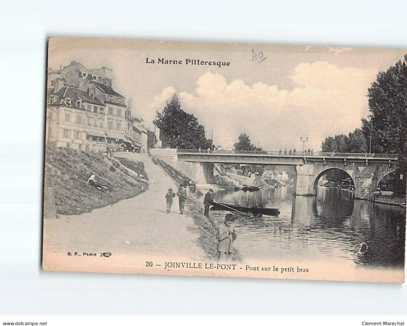 JOINVILLE LE PONT : Pont Sur Le Petit Bras - état - Joinville Le Pont