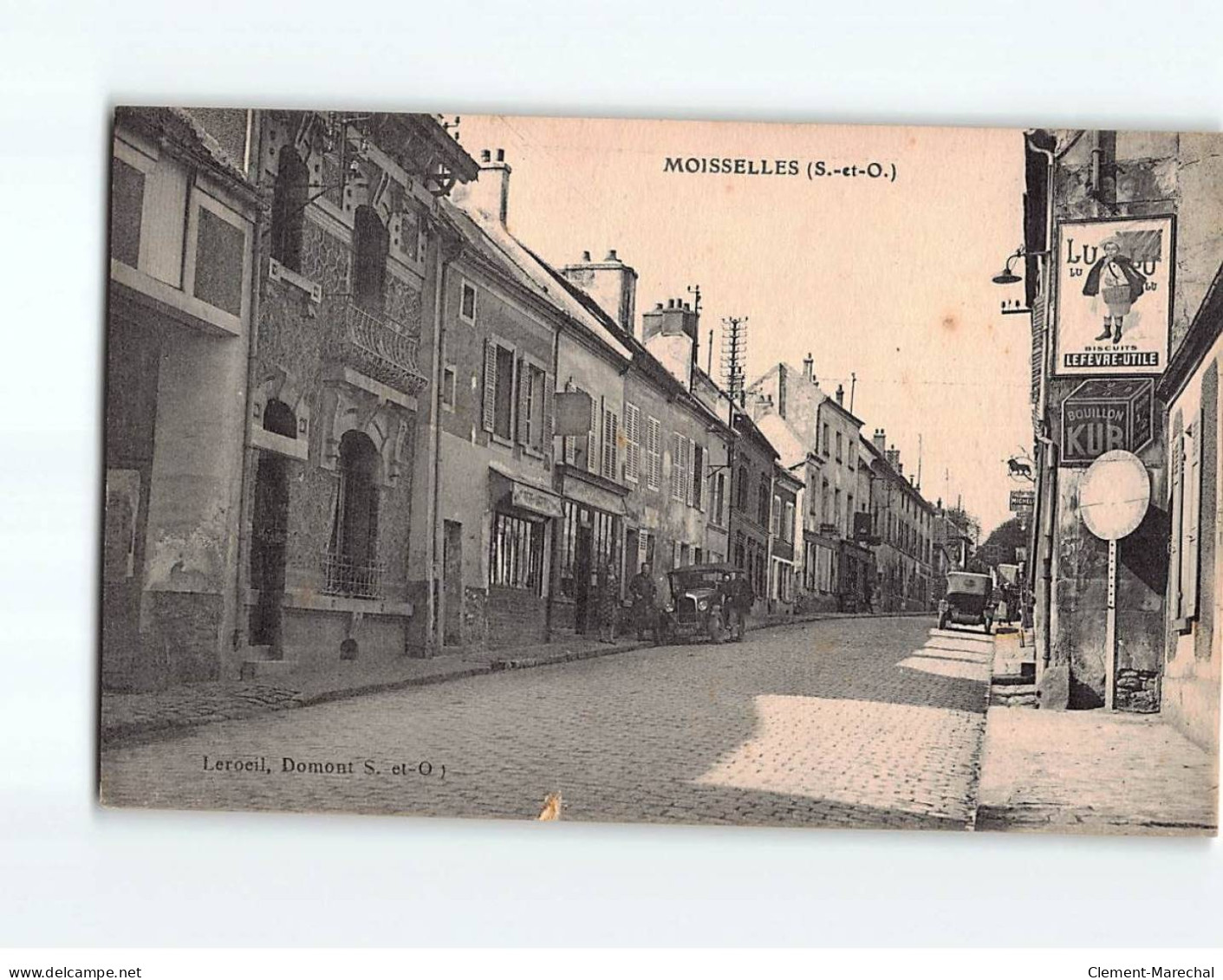 MOISSELLES : Une Rue - état - Moisselles