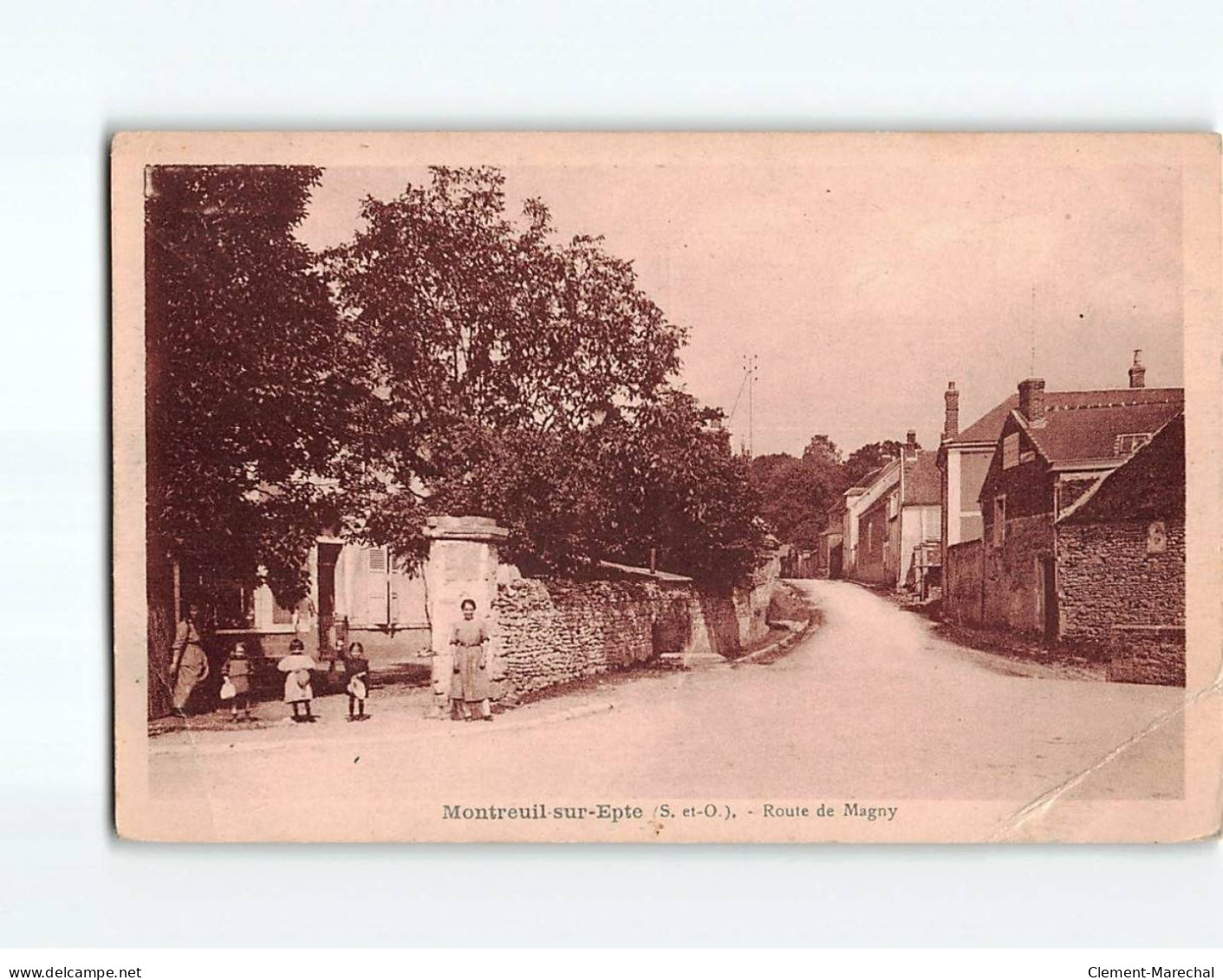 MONTREUIL SUR EPTE : Route De Magny - état - Sonstige & Ohne Zuordnung