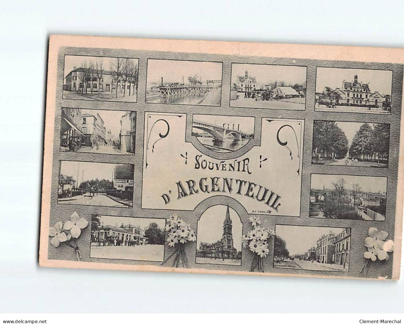 ARGENTEUIL : Carte Souvenir - état - Argenteuil