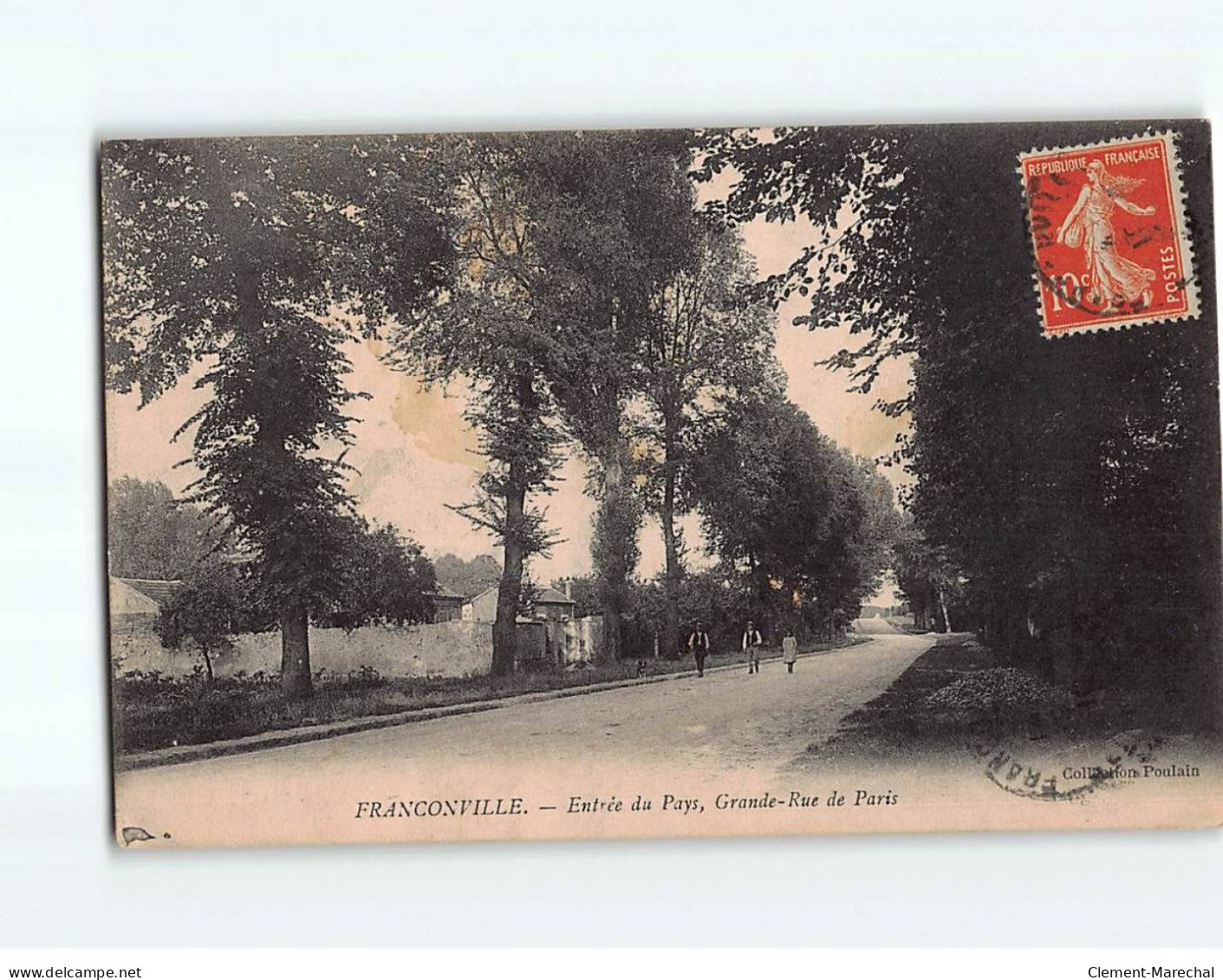 FRANCONVILLE : Entrée Du Pays, Grande Rue De Paris - état - Franconville