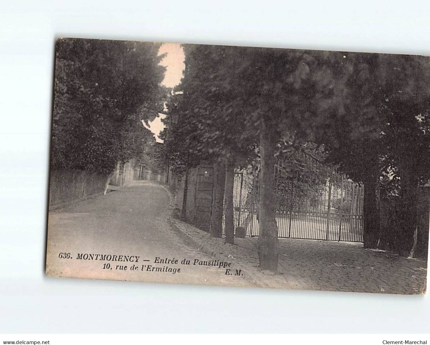 MONTMORENCY : Entrée Du Pausilippe, Rue De L'Ermitage - état - Montmorency