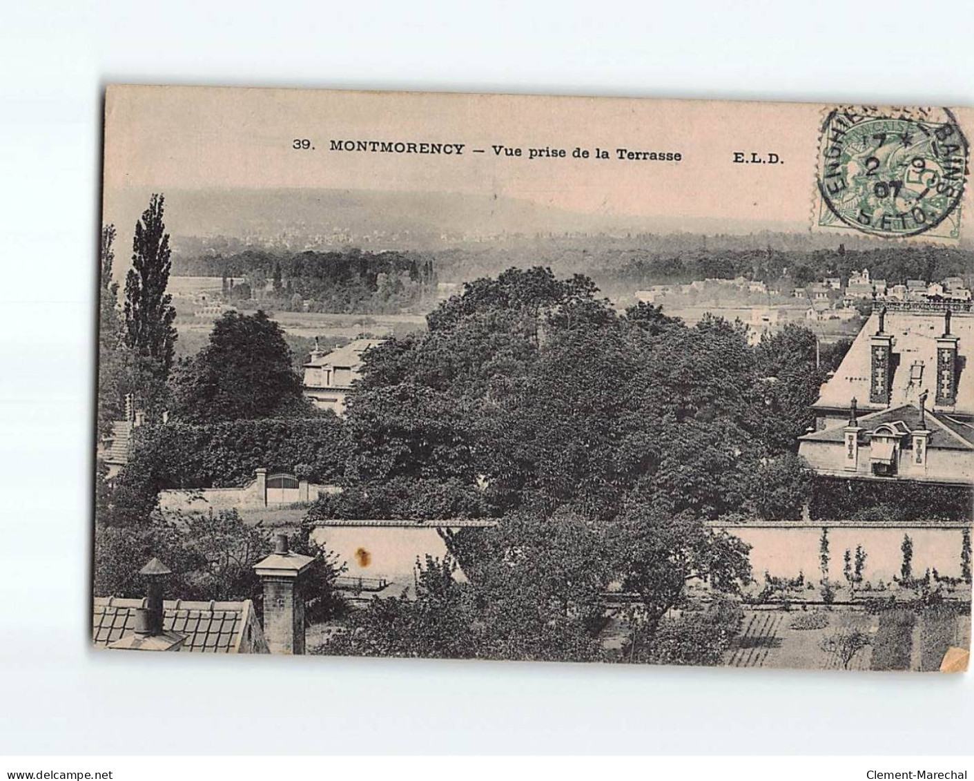 MONTMORENCY : Vue Prise De La Terrasse - état - Montmorency