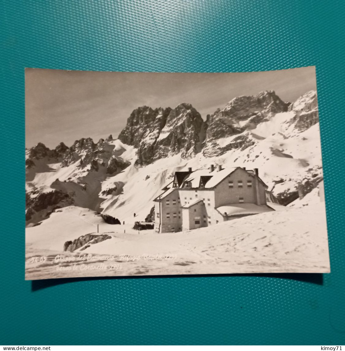 Cartolina Gruppo Del Catinaccio - Rifugio Vajiolet. Viaggiata 1965 - Trento