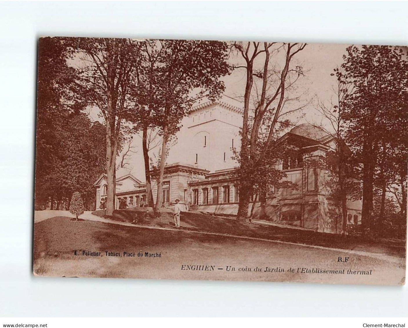 ENGHIEN LES BAINS : Un Coin Du Jardin De L'Etablissement Thermal - état - Enghien Les Bains