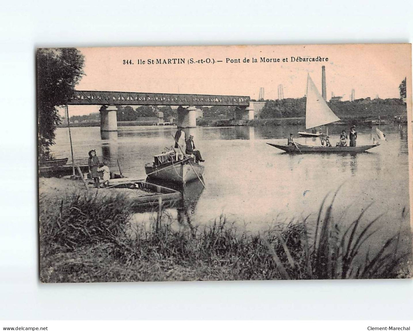ILE SAINT MARTIN : Pont De La Morue Et Débarcadère - état - Other & Unclassified