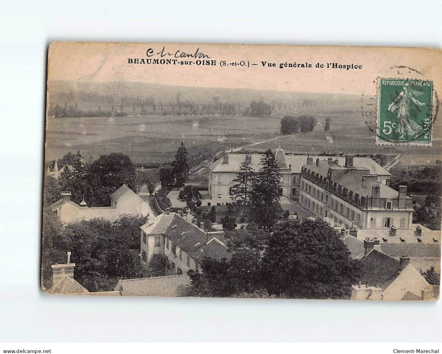 BEAUMONT SUR OISE : Vue Générale De L'Hospice - état - Beaumont Sur Oise