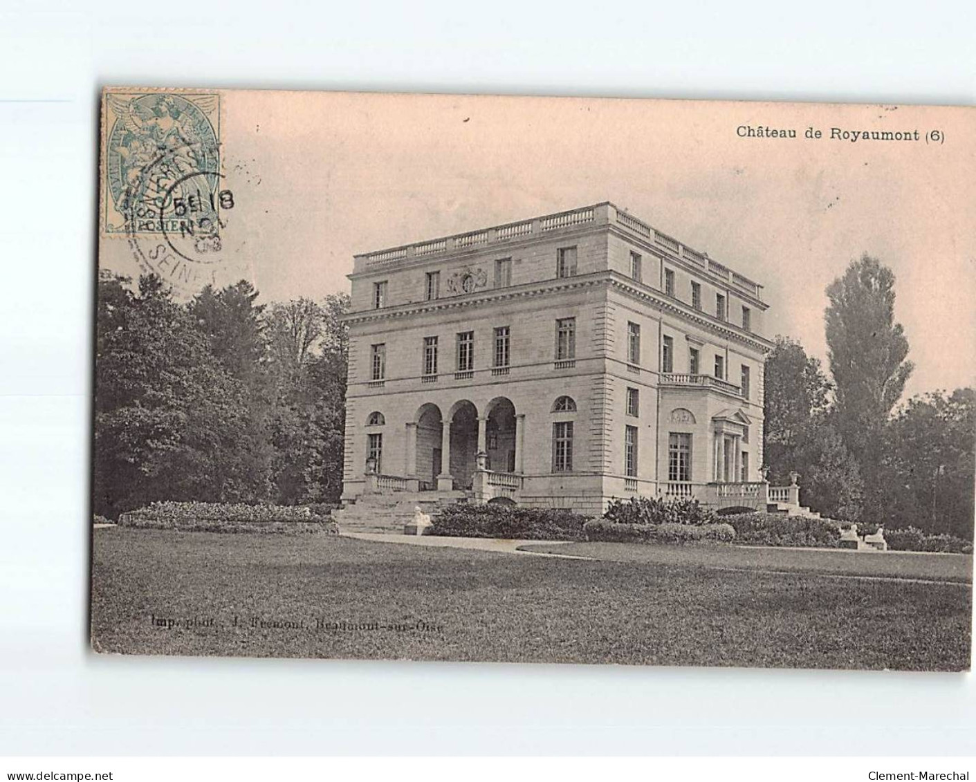 Château De ROYAUMONT - état - Sonstige & Ohne Zuordnung