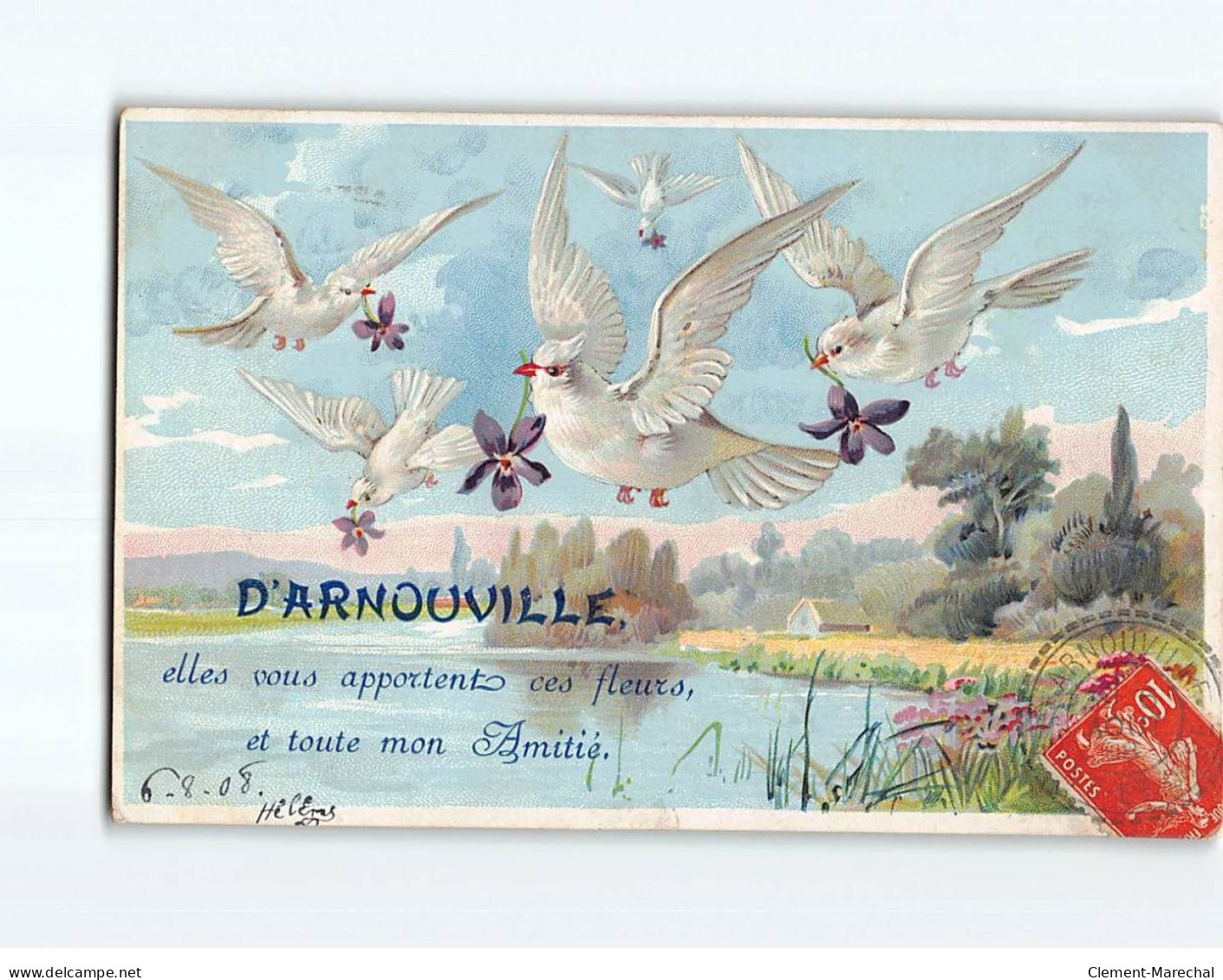 ARNOUVILLE : Carte Souvenir - état - Arnouville Les Gonesses