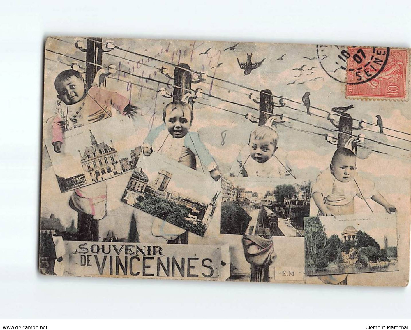 VINCENNES : Carte Souvenir - état - Vincennes