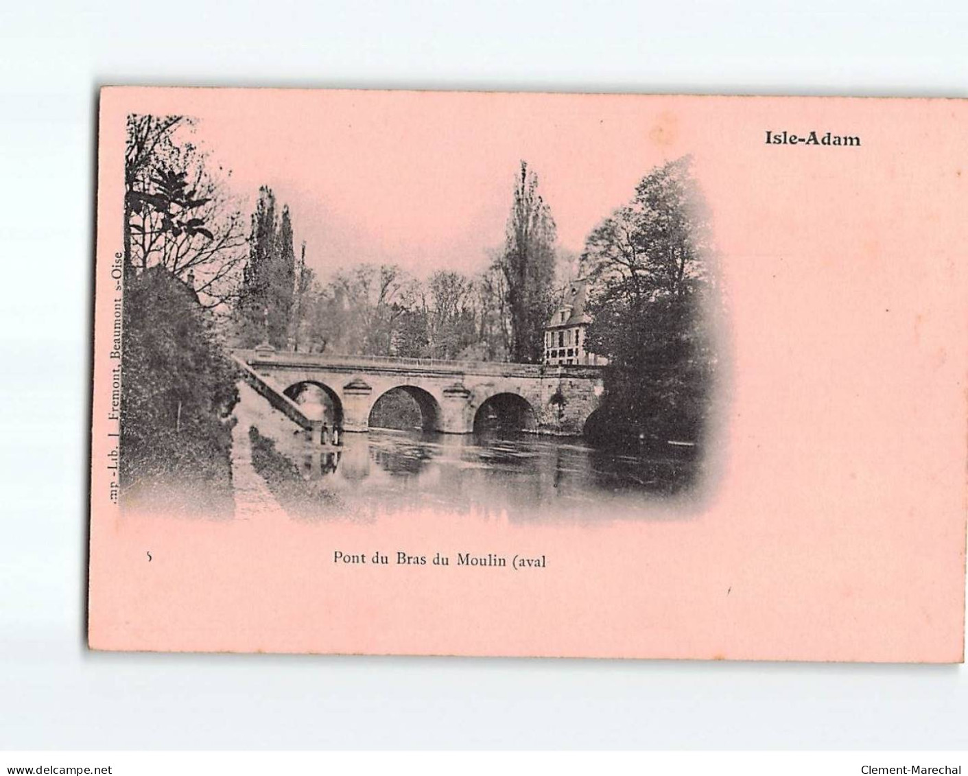 L'ISLE ADAM : Pont Du Bras Du Moulin - Très Bon état - L'Isle Adam