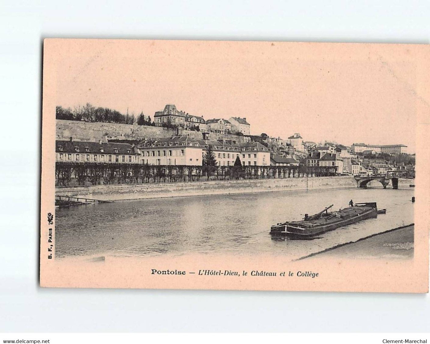 PONTOISE : L'Hôtel Dieu, Le Château Et Le Collège - Très Bon état - Pontoise