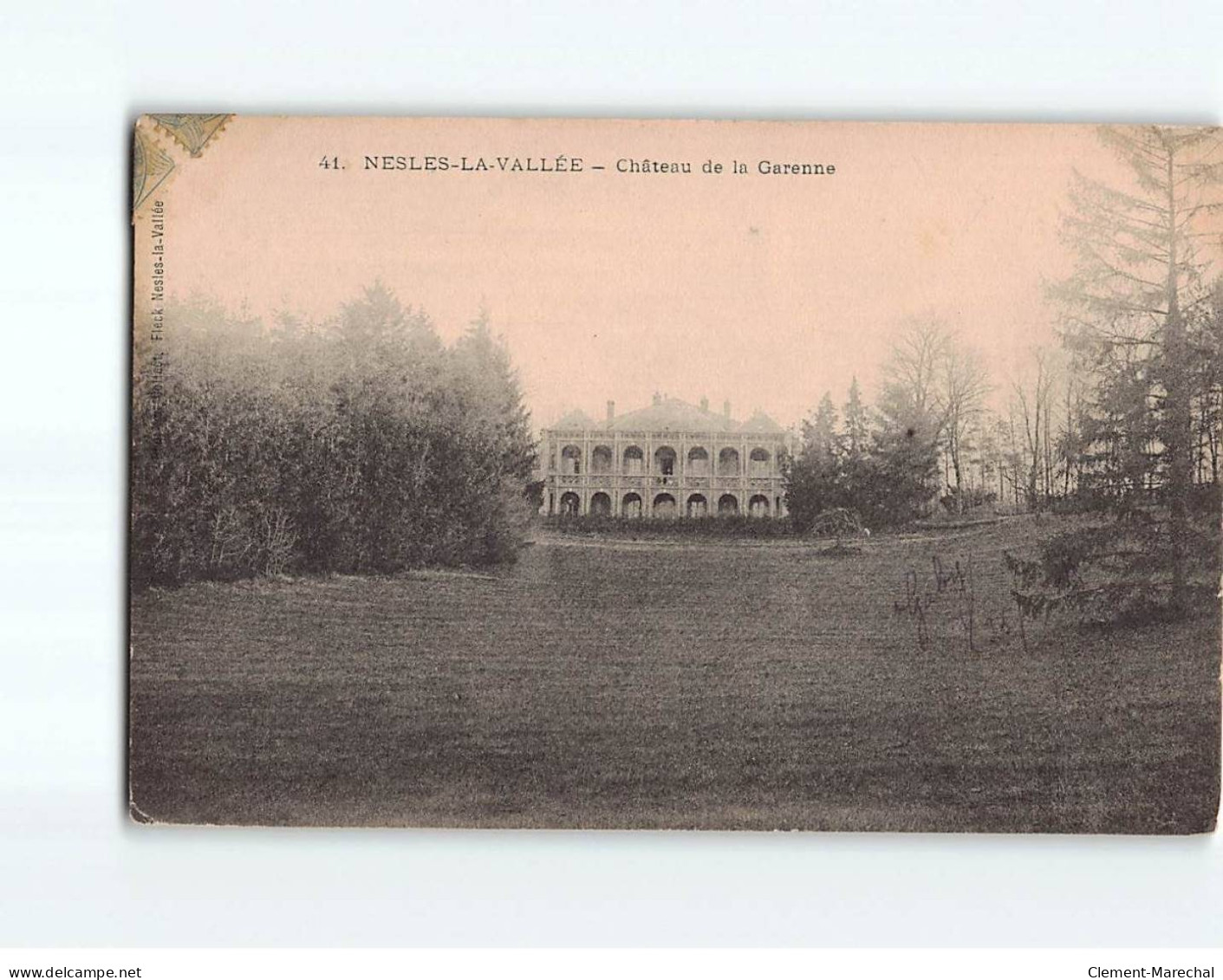 NESLES LA VALLEE : Château De La Garenne - état - Nesles-la-Vallée