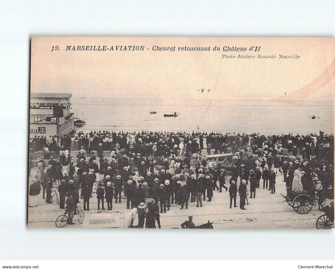 MARSEILLE : Aviation, Cheuret Retournant Du Château D'If - état - Non Classés