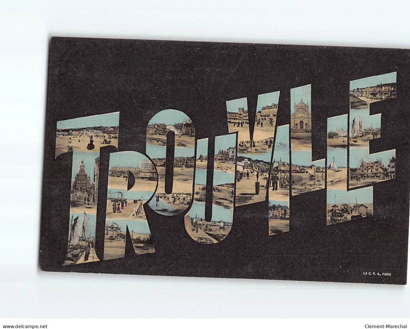 TROUVILLE : Carte Souvenir - Très Bon état - Trouville